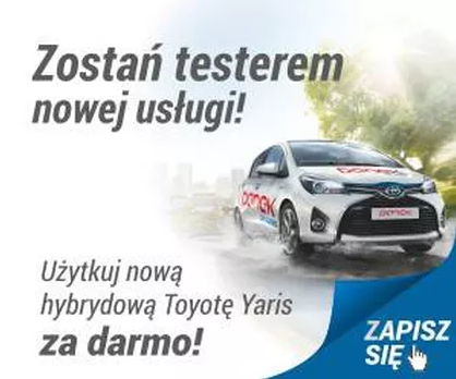Read more about the article Panek Carsharing zaprasza na testy.
