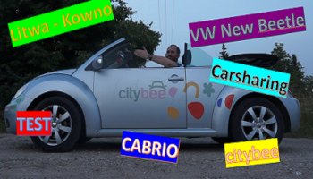 TEST: Carsharing na lato.VW New Beetle Cabrio od CityBee.