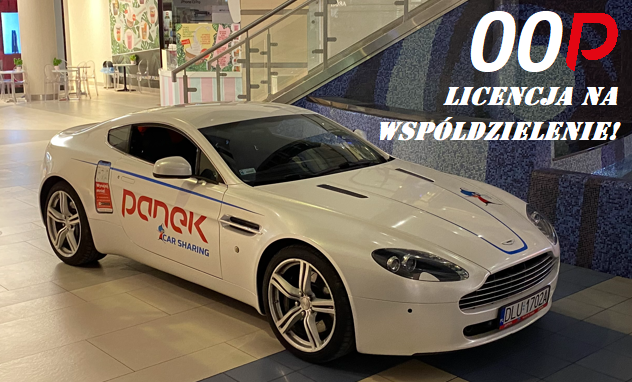 Read more about the article 00P – Licencja na współdzielenie.<br> Aston Martin w Panek CarSharing!